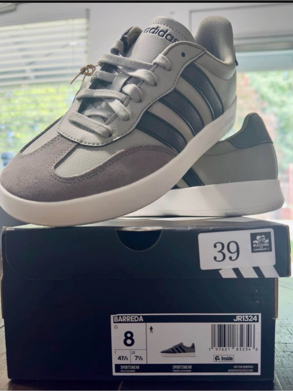 adidas Barreda Men’s Sneakers in Gray and Dark Gray